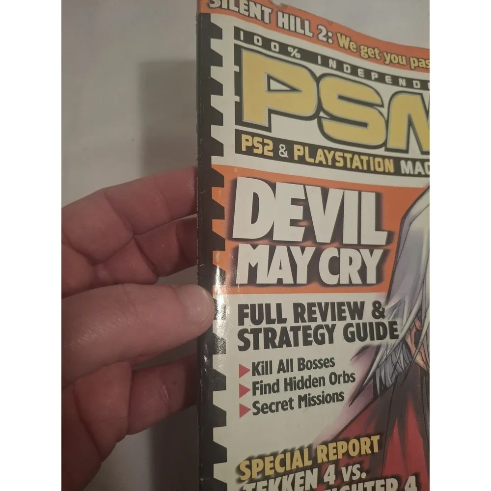 PlayStation Magazine PSM Nov 2001 Vol 5 Issue 51 Devil May Cry Silent Hill 2 Ad